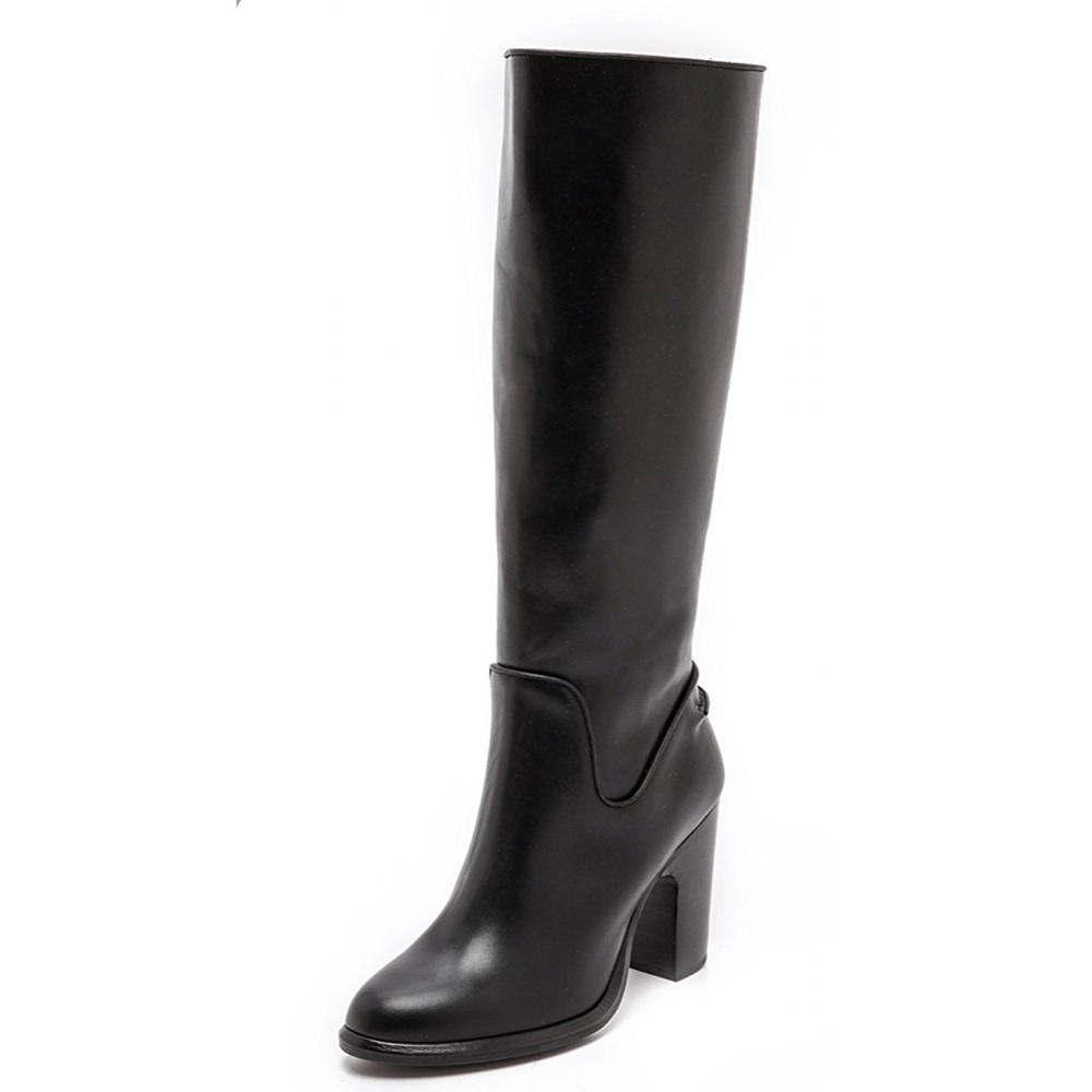 NEW Rag & Bone Lilford Tall Boot in Black Leather